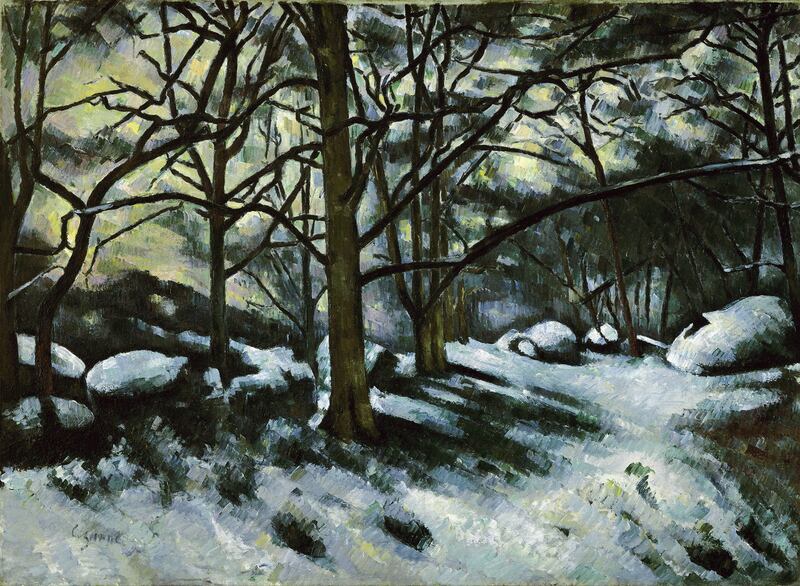 Paul Cezanne’s Melting Snow, Fontainebleau, 1879-80. Courtesy of . New York, Museum of Modern Art (MoMA)