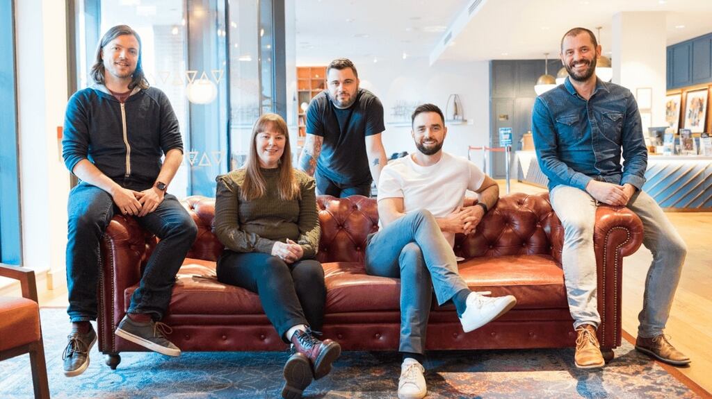 The Clearword team. The business was founded by David Coallier and Daire Irwin.