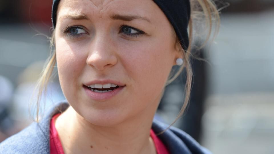 Ali Cunningham, Shankhill, Co Dublin: “My uncle was diagnosed with oesophageal cancer so we all want to help out and try and raise some money . . . There are actually 80 people here running for oesophageal cancer, which is incredible.” Photograph: Cyril Byrne