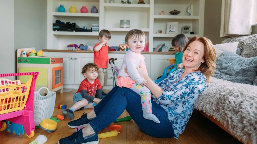 Childminder Aideen McCormack in Ennis, Co Clare. 'As a Tusla-registered childminder, I can tell you that the current system does not cater for childminding.' Photograph: Eamon Ward