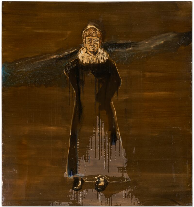 Portrait of Elton John by Julian Schnabel