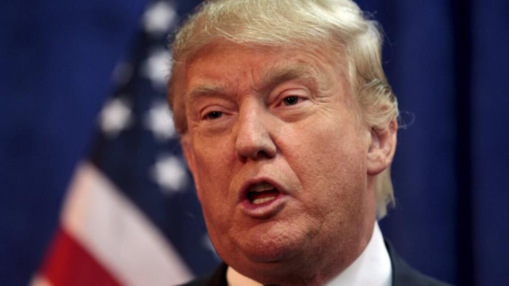 “Earlier this month Donald Trump, comedy caricature made inexplicably popular flesh, single-handedly rendered the major general redundant.” Photograph: Reuters