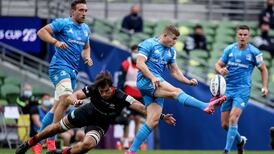 Saracens’ Michael Rhodes cleared of headbutting Leinster’s Robbie Henshaw