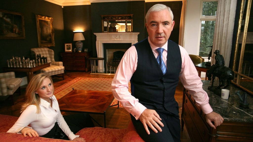 Sean Dunne with his wife Gayle Killilea in 2008. Photograph: Derek Speirs