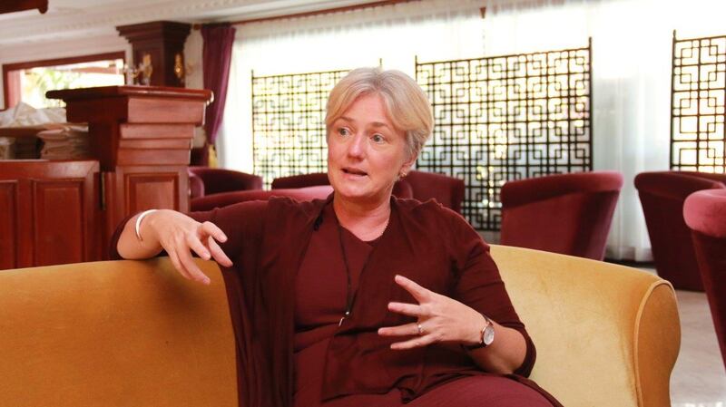 Emma Leslie, director of the Centre for Peace and Conflict Studies in Siem Reap, Cambodia. Photograph: Nevenka Lukin