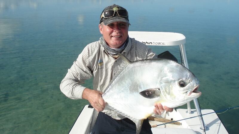 9kg permit fish for Delphi Club’s Sandy Walker