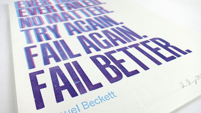 Literary  letterpress prints    can be bought online from   onestrongarm.com for €50