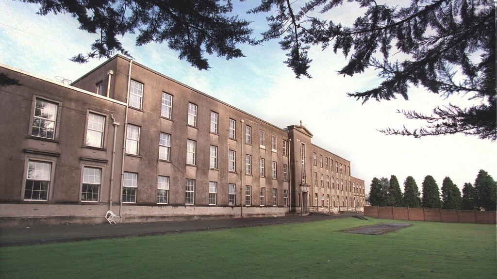 St Peter’s mother and baby home, Castlepollard, Co Longford. A stairs in the home led to a window to which young mothers used to run in order to watch their babies being taken away. Photograph: Paddy Whelan