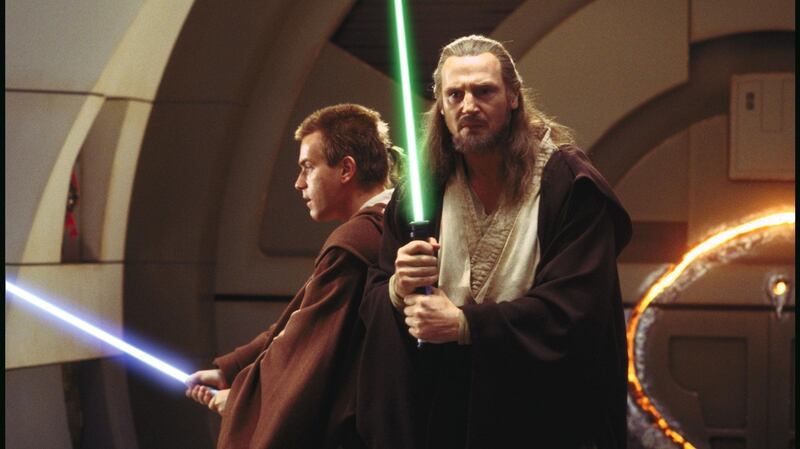 Liam Neeson slipped into a pleasantly stable career after moving to Los Angeles   including   a leading role in The Phantom Menace