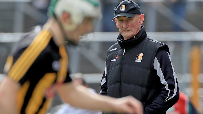 Kilkenny manager Brian Cody: “We lost both those games by three points. Which is obviously a small margin, to lose by, with a lot of inexperienced players.” Photograph: Inpho