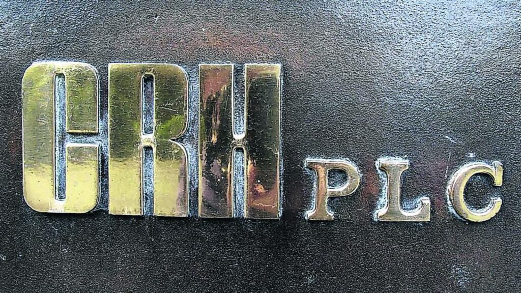 BlackRock’s stake in CRH has increased by 0.29 per cent to 9 per cent. Photograph: Brenda Fitzsimons