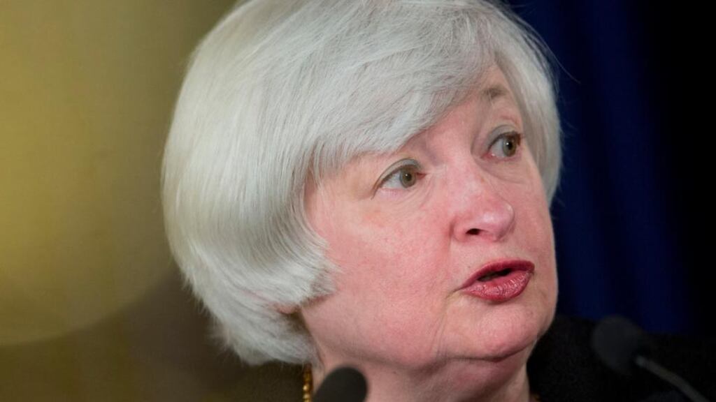 Janet Yellen, chair of the US Federal Reserve. The board has decided it is time for its policy return to normal. Photograph: Andrew Harrer/Bloomberg