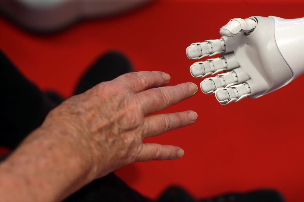 Robot Pepper: Foxconn invested hundreds of millions in the effort to make robotics a ubiquitous part of daily life. Yet it was not to be. Photograph: Johannes Simon/Getty Images