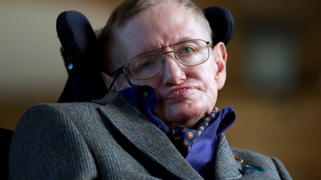 Prof Hawking, one of the most renowned scientists in his field, was diagnosed with motor neurone disease in 1964 at the age of 22 and given just a few years to live. File photograph: Andrew Cowie/ AFP/Getty Images