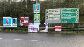 General election posters for Cork candidates vandalised by having faces cut out