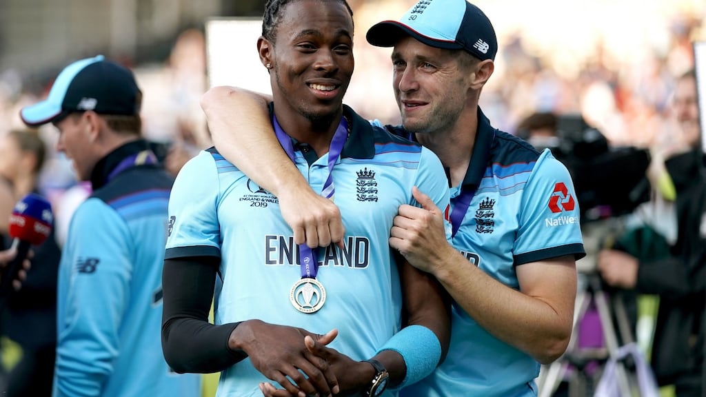 England paceman Jofra Archer revealed he has lost his World Cup medal during a recent house move. Photograph: PA