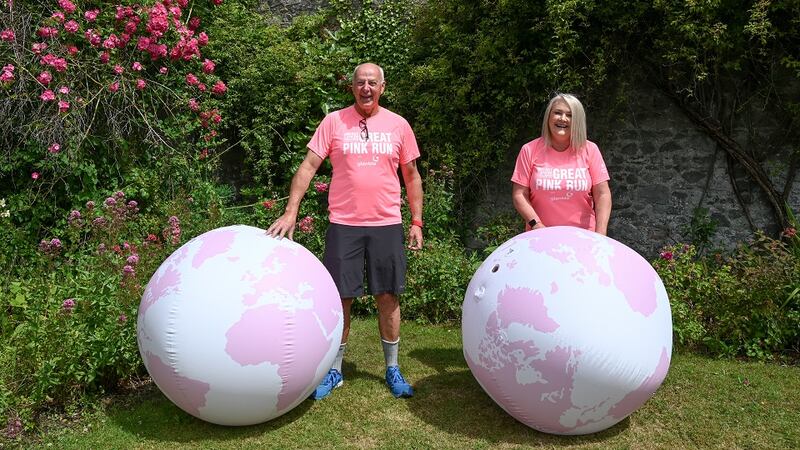 Bobby Kerr and Aisling Hurley, CEO of Breast Cancer Ireland