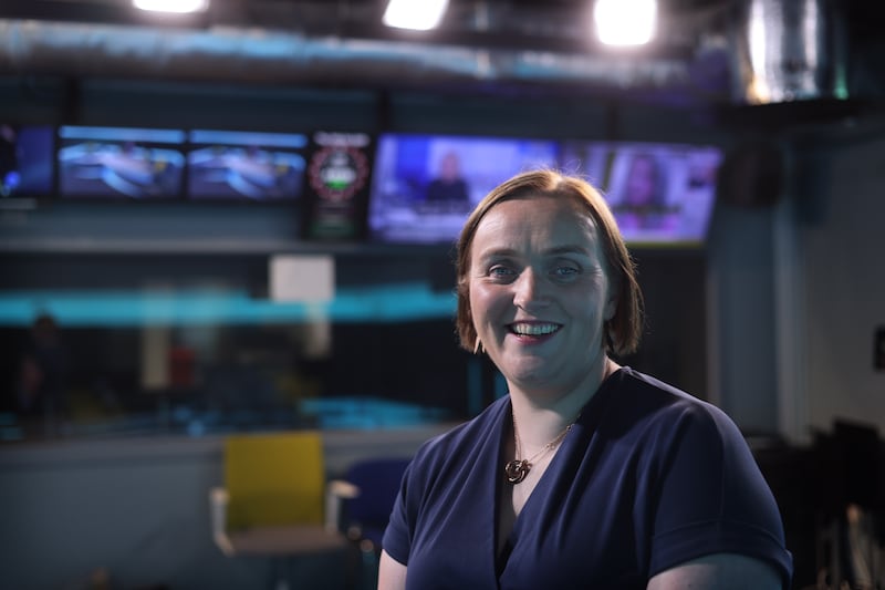 Patricia Monahan says the assertion that she is putting a 'Newstalk stamp' on RTÉ is 'just not true'. Photograph: Dara Mac Dónaill