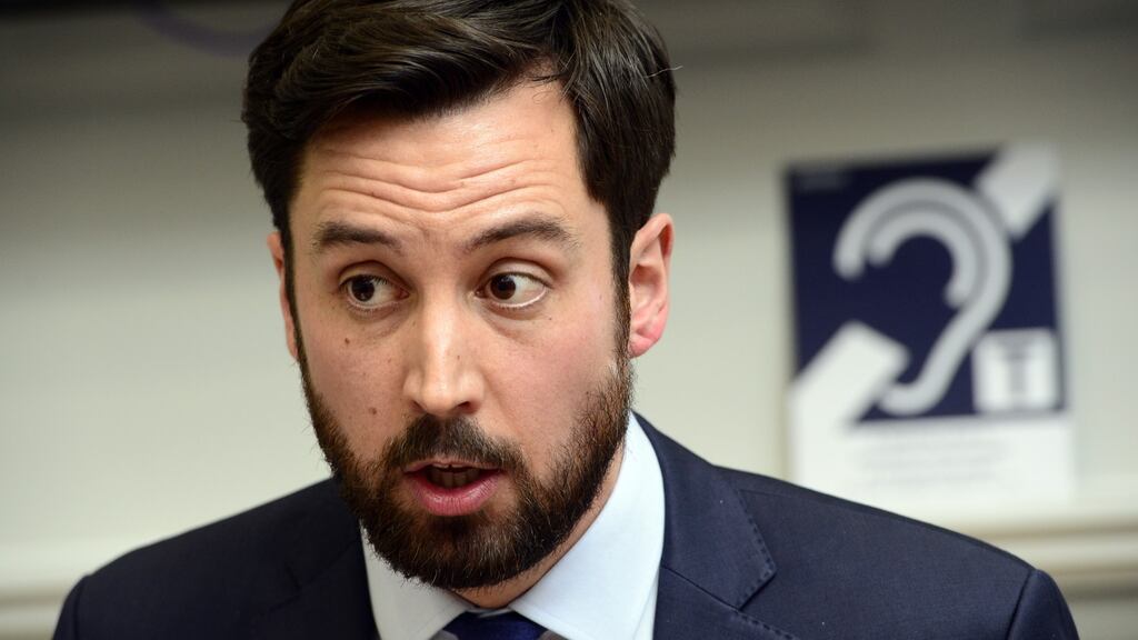 Minister for Housing Eoghan Murphy: he said 200 additional permanent emergency beds would be ready by mid-December. Photograph:  Cyril Byrne