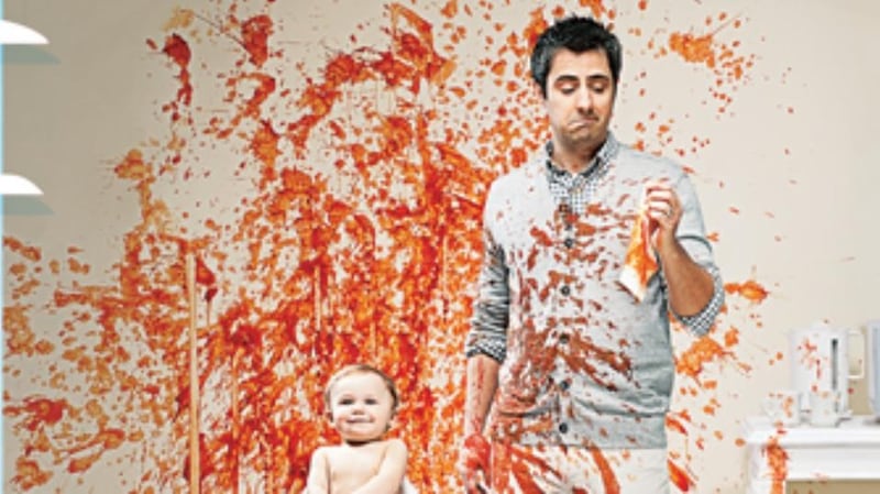 One of the Huggies “Dad Test” ad campaign that plays on the stereotype of dads being useless with their babies