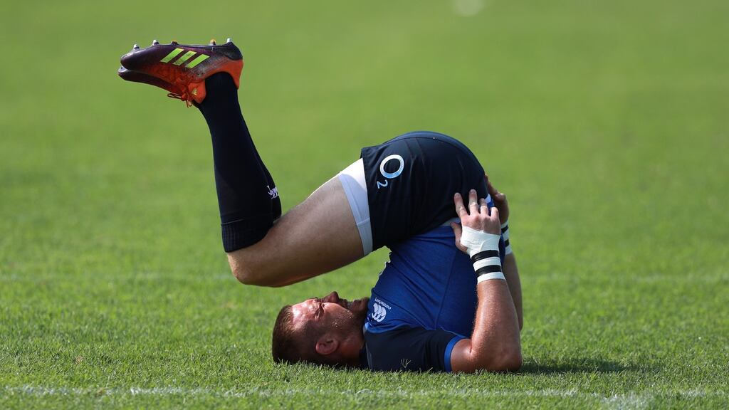England’s Mike Brown during a training camp in Treviso, Italy. Photograph: David Rogers/Getty