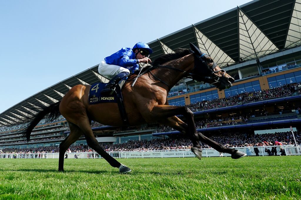 Trawlerman ridden by William Buick on the way to winning the Gold Cup on day three of Royal Ascot. Photograph: David Davies/PA Wire