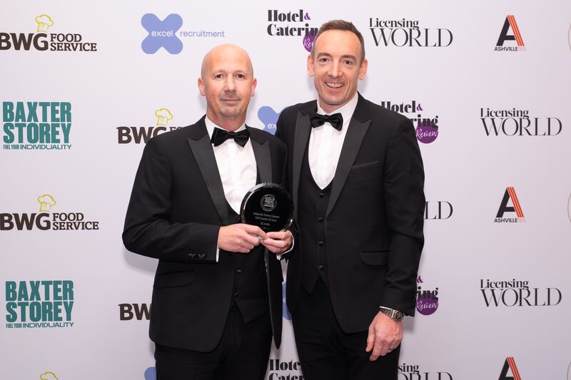 Trevor Kearns, managing director at 3Cooks and Hugh Hyland, chef director at 3Cooks. Photographer: Ruben Morrissey-Fernandez/Ruby Productions