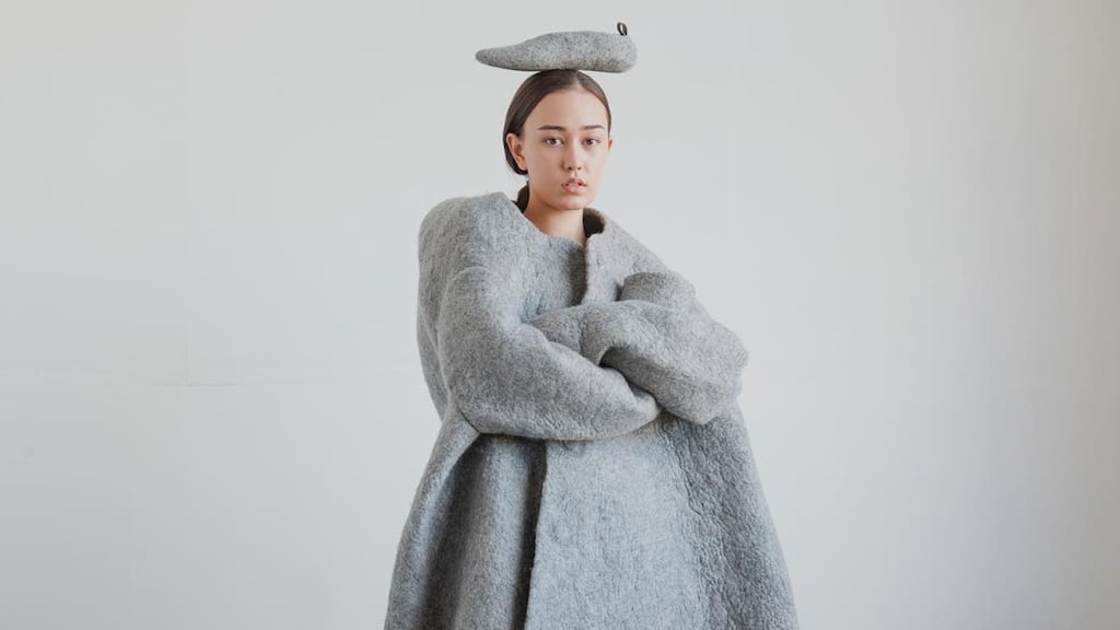 A coat by Alla Sinkevich, one of the designers taking part in a new exhibition in Kilkenny