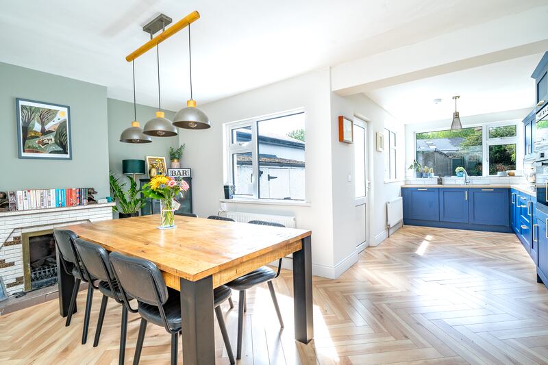 Dining area and kitchen