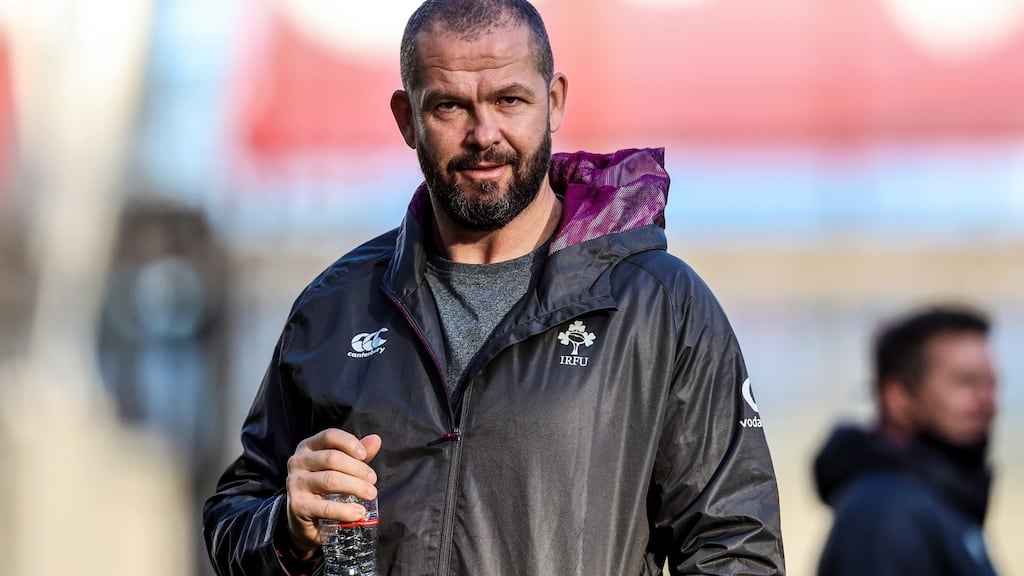 Only four new faces come into Andy Farrell’s squad following a successful Autumn campaign. Photograph: Bryan Keane/Inpho