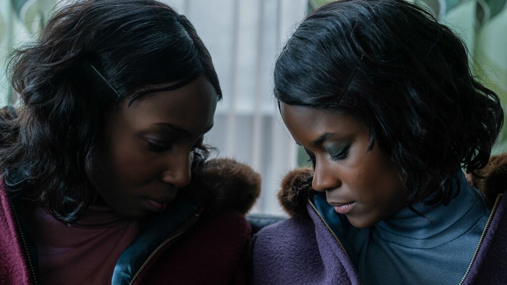 Tamara Lawrance and Letitia Wright in The Silent Twins. Photograph: Lukasz Bak/Focus Features