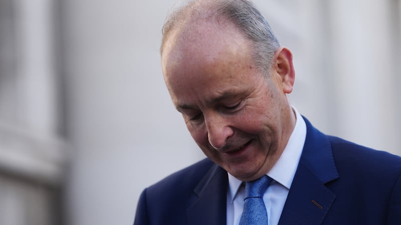 How does Micheál Martin quieten dissenting voices in Fianna Fáil?