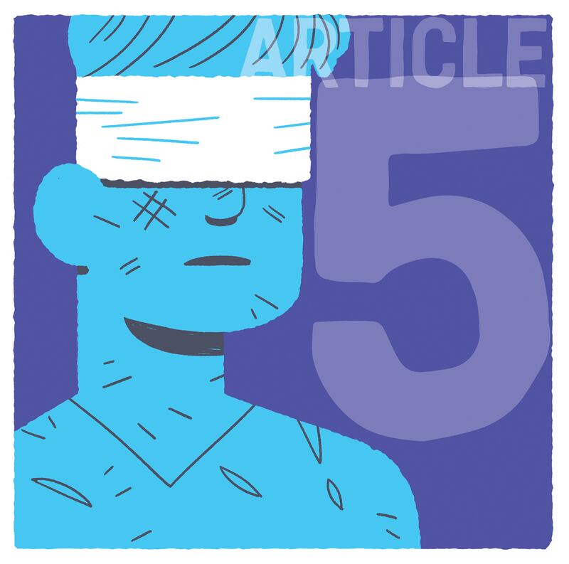 Nobody has the right to torture you