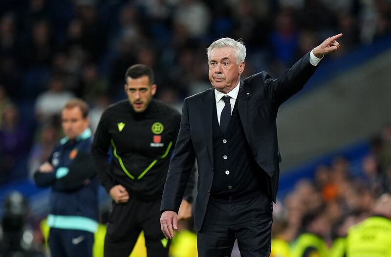 Carlo Ancelotti, departing head coach of Real Madrid. Photograph: Angel Martinez/Getty