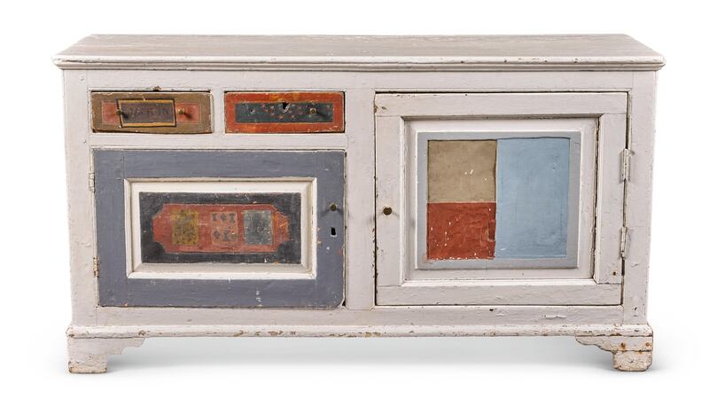 Painted wooden sideboard by Ben Nicholson, Lot 43, €33,423-€55,705
