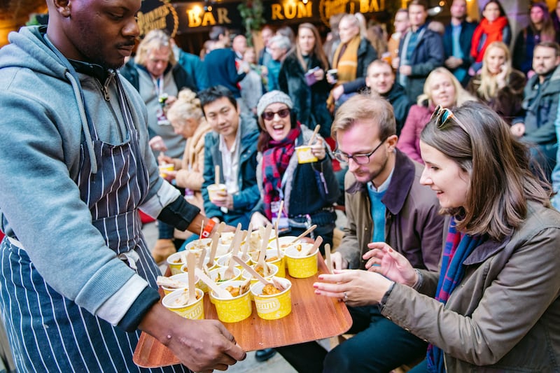 Taste of Dublin: the ‘festive edition’ is set to feature 15 restaurants and food experiences, more than 30 chefs and 50 dishes. Photograph: Fanatic Creative at Taste of London, The Festive Edition