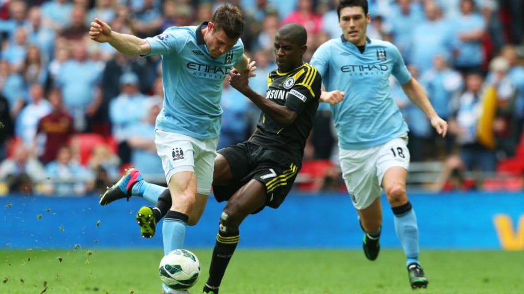 James Milner is hoping to be fit for Manchester City’s game with West Ham. Photograph: Alex Livesey/Getty Images