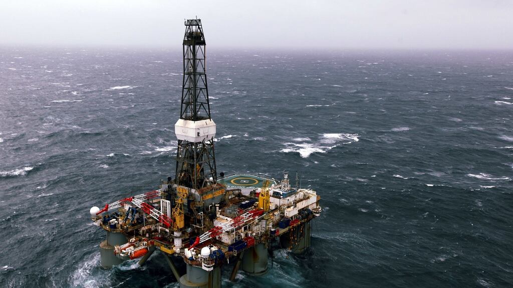An appraisal well at Barryroe, off the coast of Cork. Photograph:  Finbarr O’Rourke