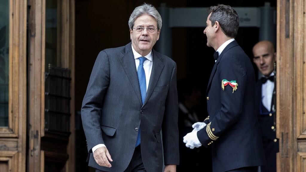 As prime minister, Paolo Gentiloni will represent a serious contrast with his predecessor. Photographer: Angelo Carconi/EPA