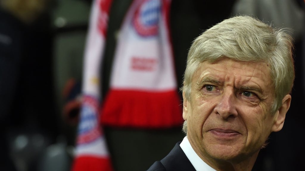 Arsene Wenger says he will not be retiring at the end of the season. Photograph: Getty Images