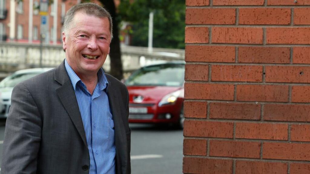 Pat Dunne, a United Left councillor, leaving the Four Courts yesterday after a High Court action. Photograph: Paddy Cummins/PCPhoto.ie