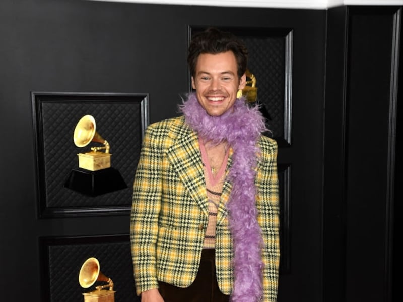 Harry Styles, who received six nominations. Photograph: Kevin Mazur/Getty Images for The Recording Academy