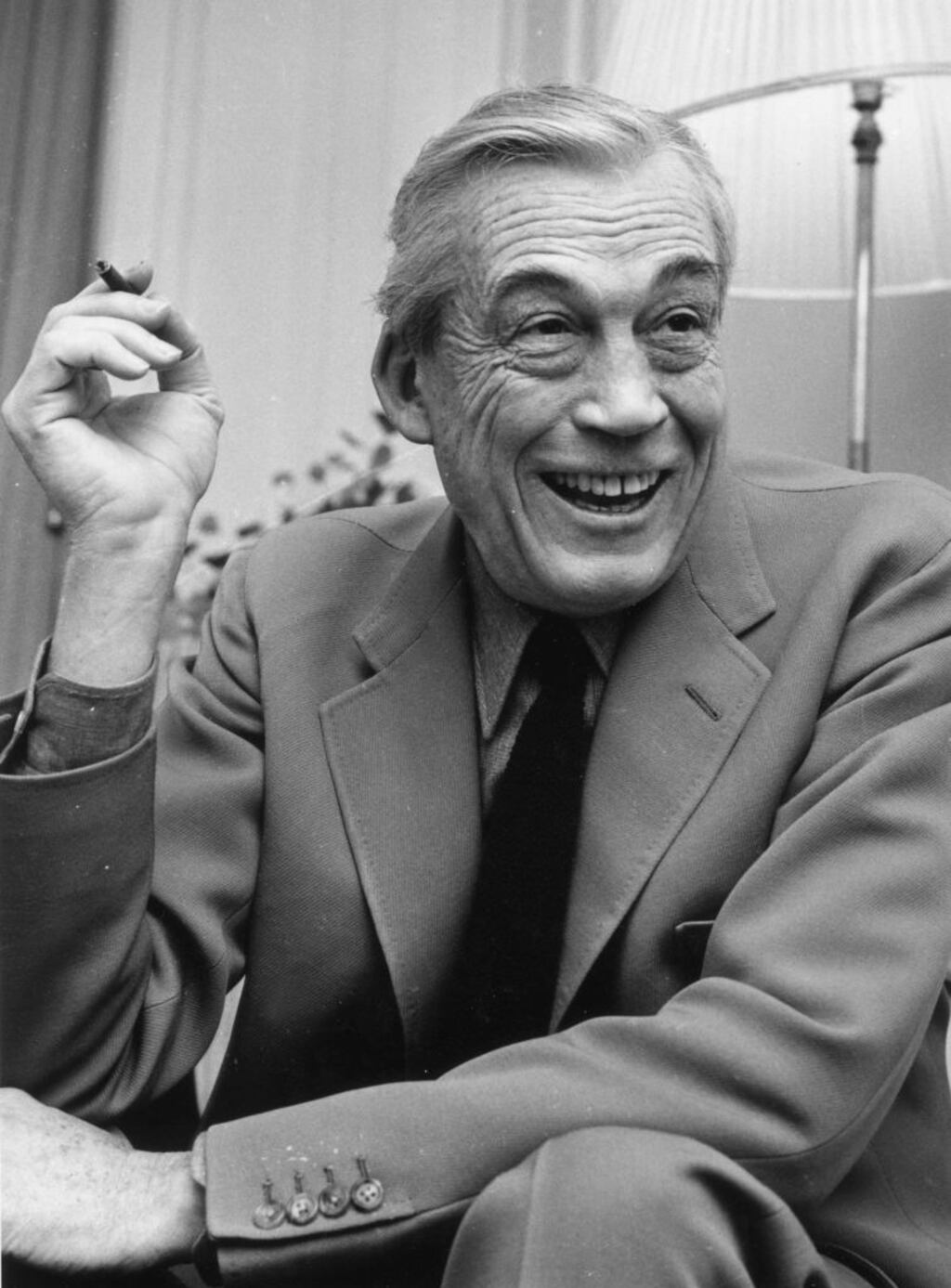 John Huston: threw many a party at his Co Galway home over the years, and every Christmas Eve invited the neighbours in. Photograph: Fred Mott/Getty Images