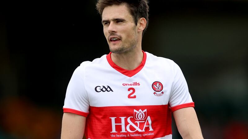 Christopher McKaigue: had a super game on Sunday for a guy who has been around the block for a good few years. Has he got it in him to give another year? These aren’t easy decisions to make. Photograph: James Crombie/Inpho