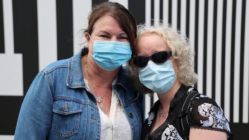 HSE frontline workers Geraldine Daly and Mary Cooney