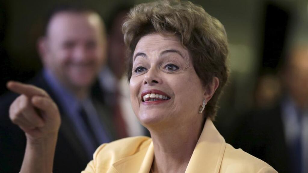 Brazil’s president Dilma Rousseff, who has been struggling with the country’s worst recession in decades. Photograph: Ueslei Marcelino/Reuters