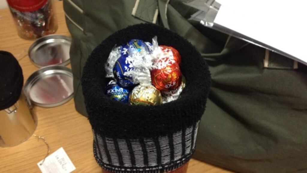 Cocaine worth €378,000 was found hidden in sweets at Dublin airport. Photograph: Revenue