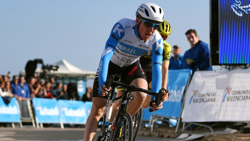 Dan Martin in action during stage two of the Volta a la Comunitat Valenciana between Torrent and Cullera. Photograph: David Ramos/Getty Images