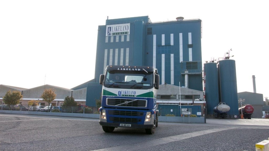 Turnover at Lakeland Dairies increased from €588 million in 2015 to €601 million last year.