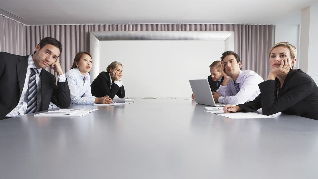 Research shows that in a typical six-person meeting more than 60%  of the talking is done by just two people